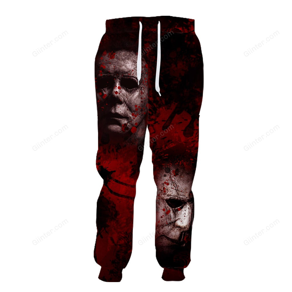 Blood Michael Myers Combo Hoodie & Sweatpants GINHR344