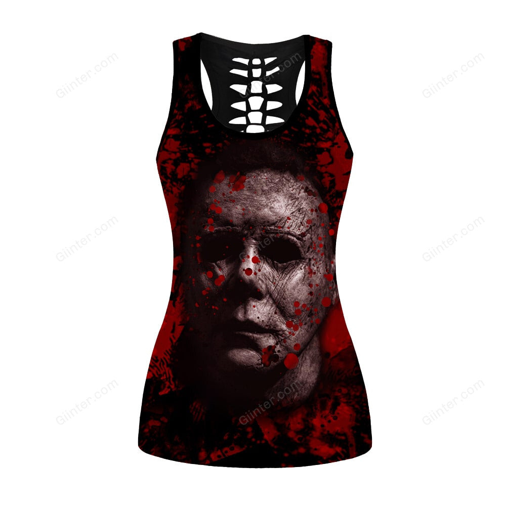 Blood Michael Myers Women Tank Top & Leggings GINHR344