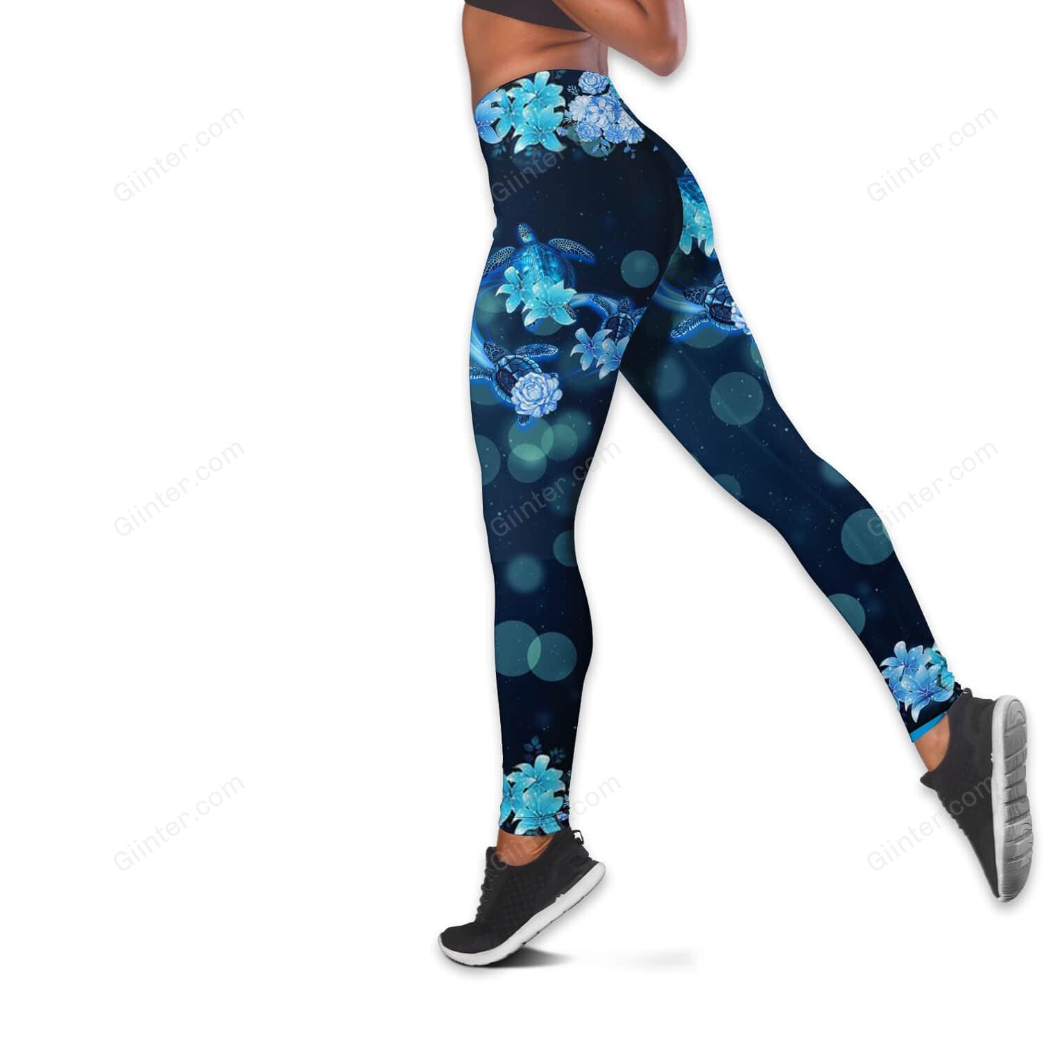 Blue Heart Turtle 3D All Over Printed Shirts For Men And Women 51