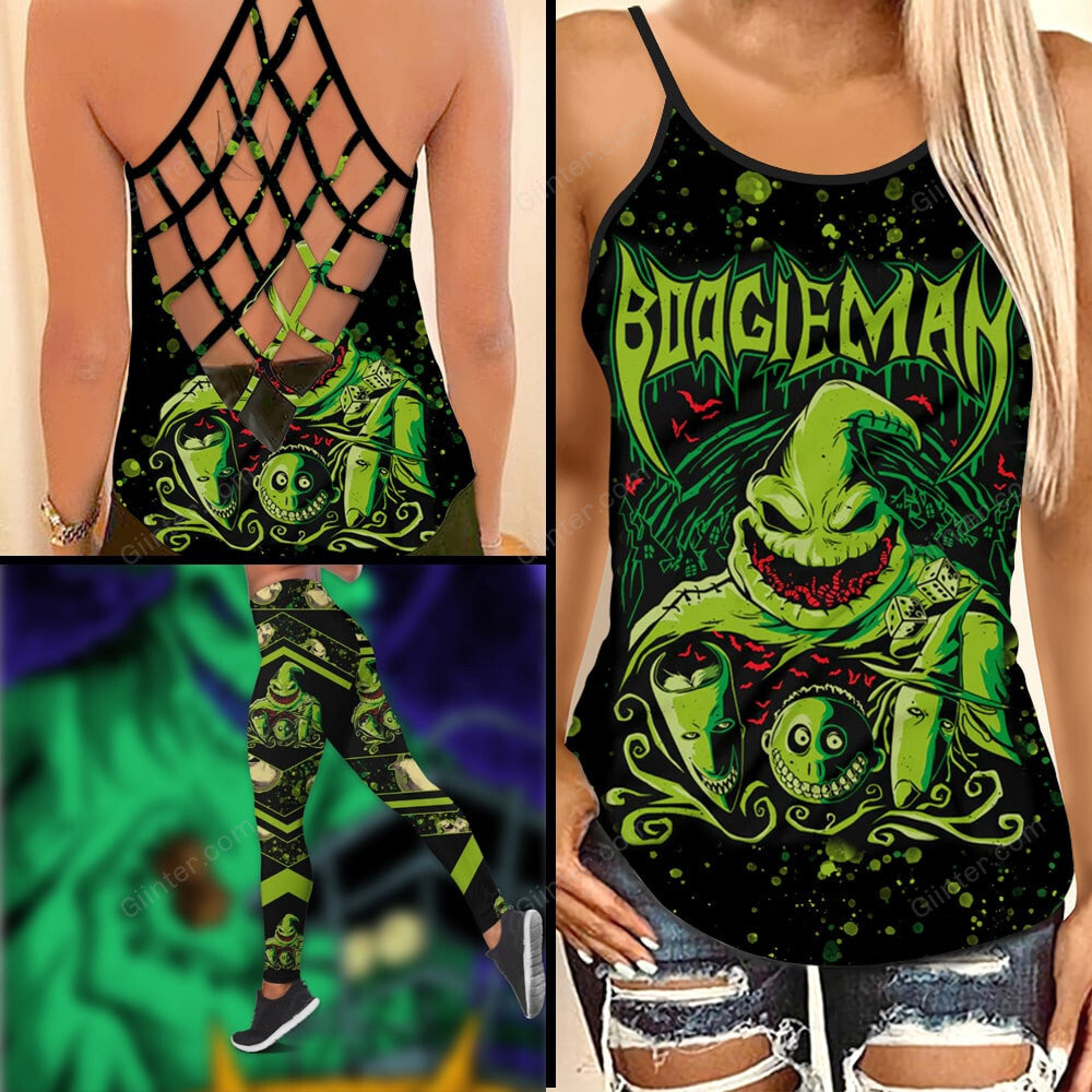 Boogieman Criss-Cross Tank Top & Leggings Set GINNBC84720