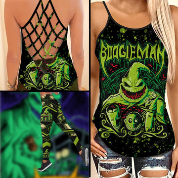Boogieman Criss-Cross Tank Top & Leggings Set GINNBC84720