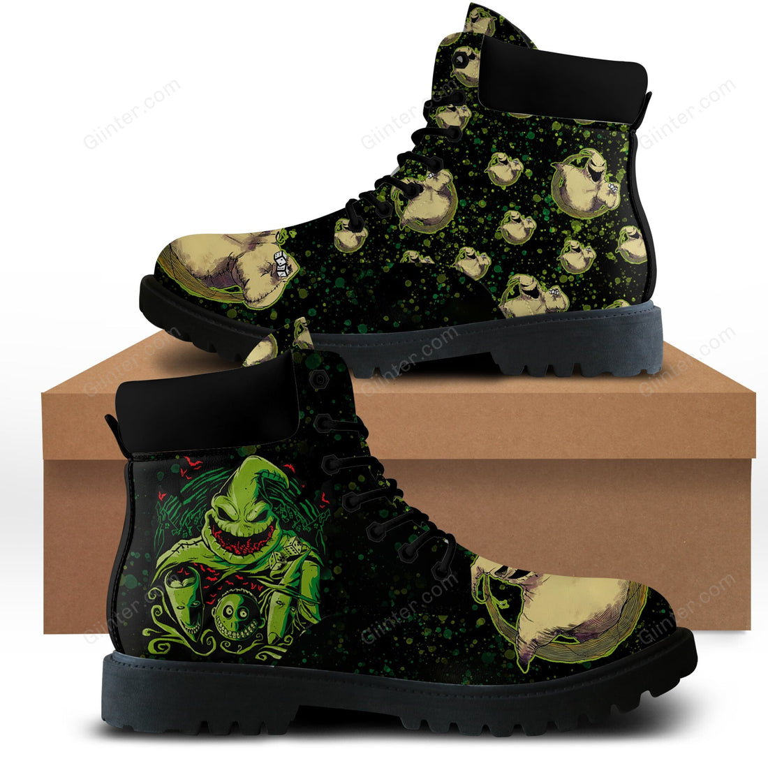 oogie boogie leather boots