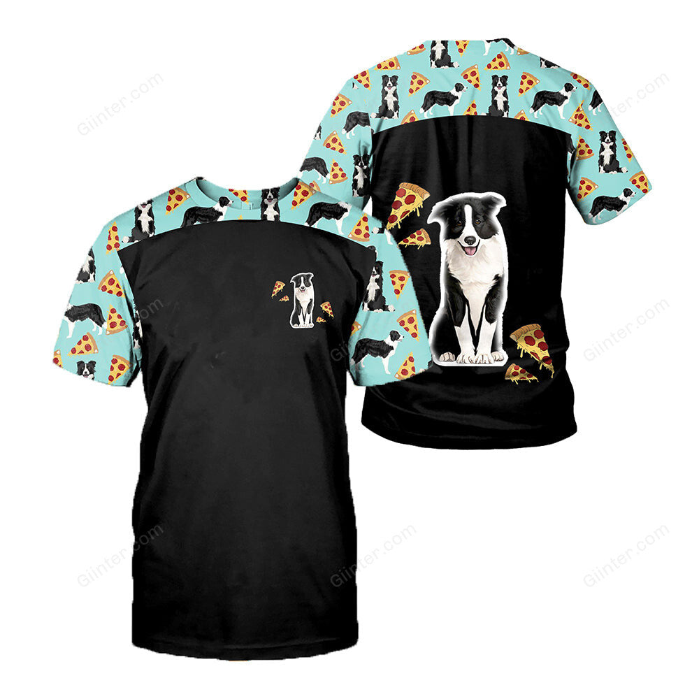 Border Collie 3D All Over Printed Shirts For Men And Women 07