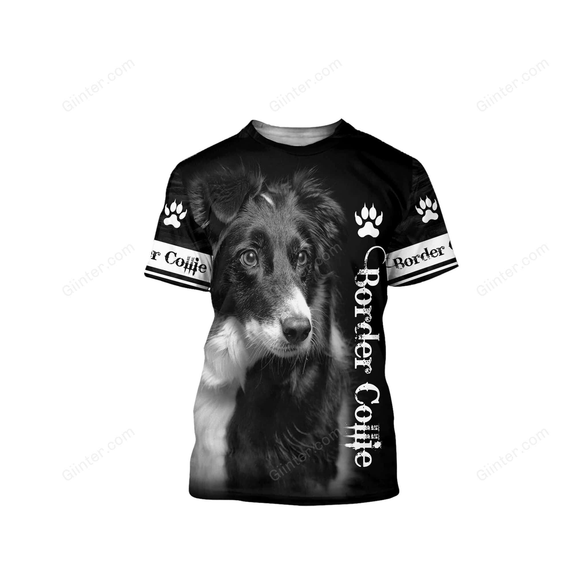 Border Collie 3D All Over Printed Shirts For Men And Women 08