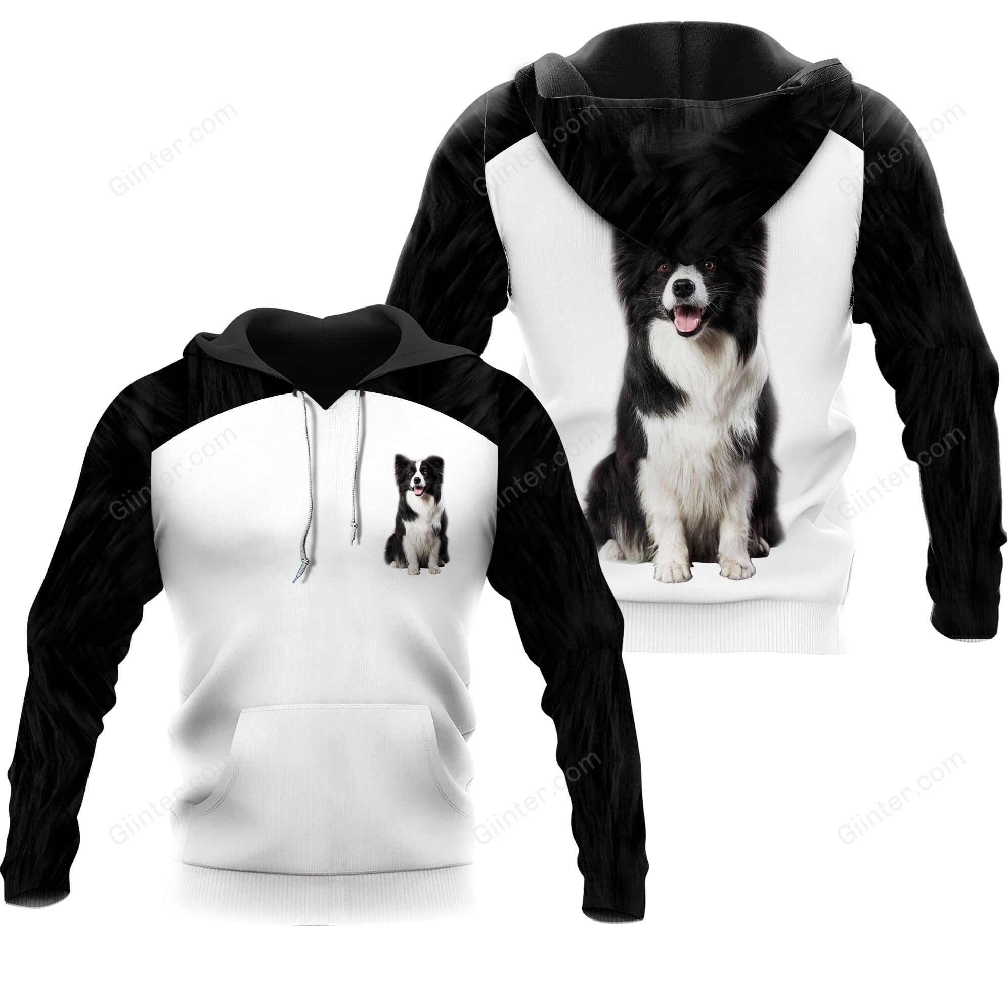Border Collie 3D All Over Printed Shirts For Men And Women 09