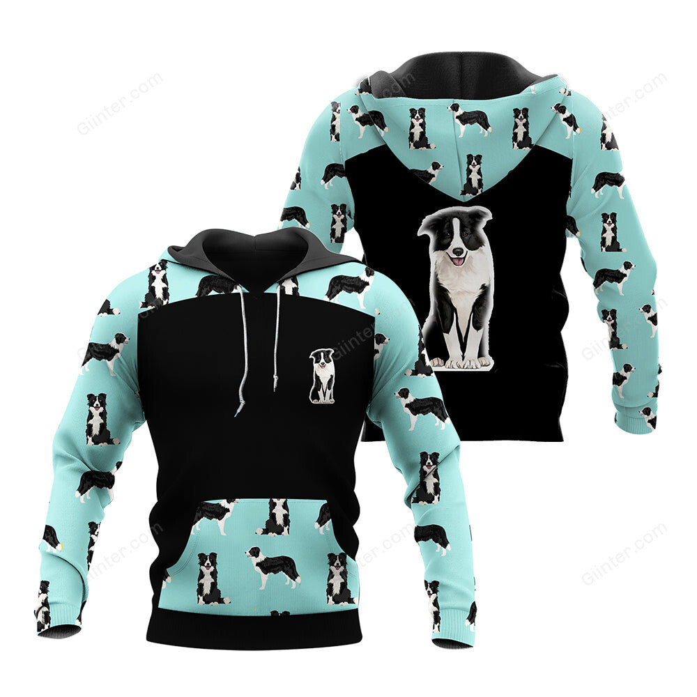 Border Collie 3D All Over Printed Shirts For Men And Women 13