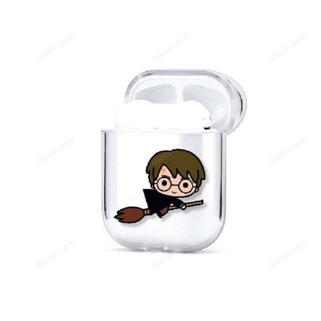 Cartoon Harry Potter Magic School Wireless Earphone Case