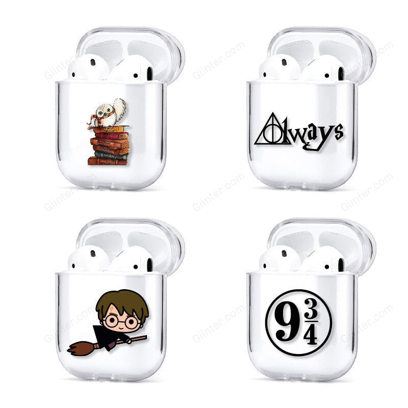 Cartoon Harry Potter Magic School Wireless Earphone Case