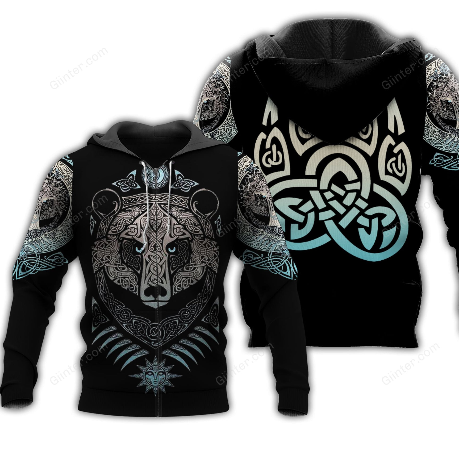 Celtic bear hoodie