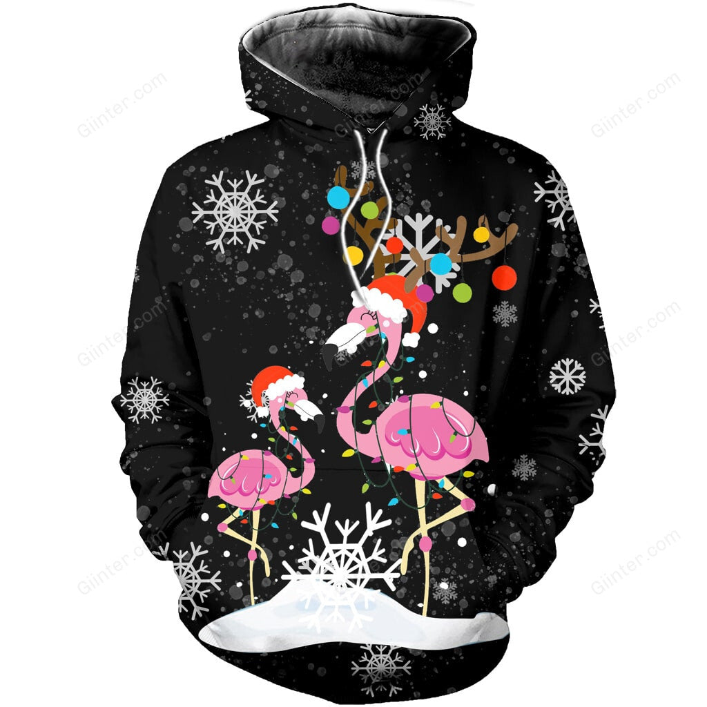 Christmas Flamingo Combo Hoodie & Legging 40