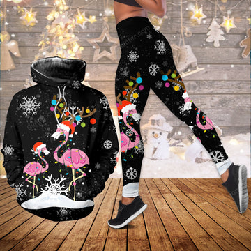Christmas Flamingo Combo Hoodie & Legging 40