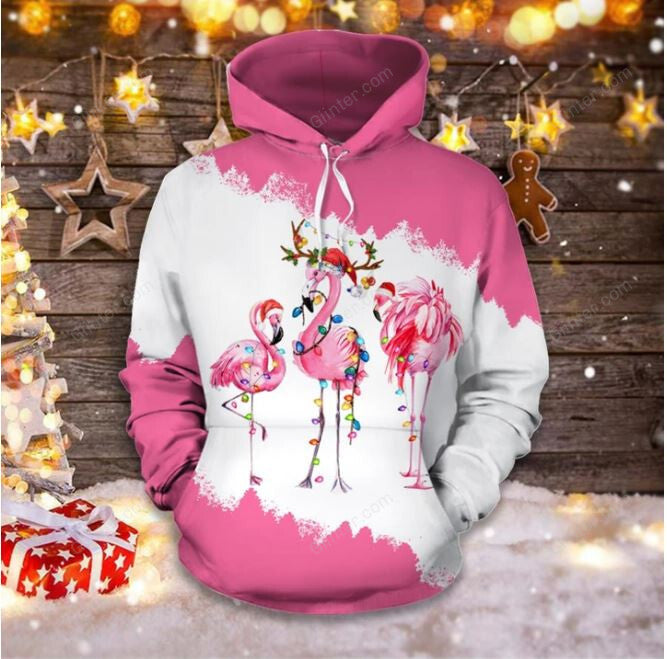 Christmas Flamingo Combo Hoodie & Legging 62