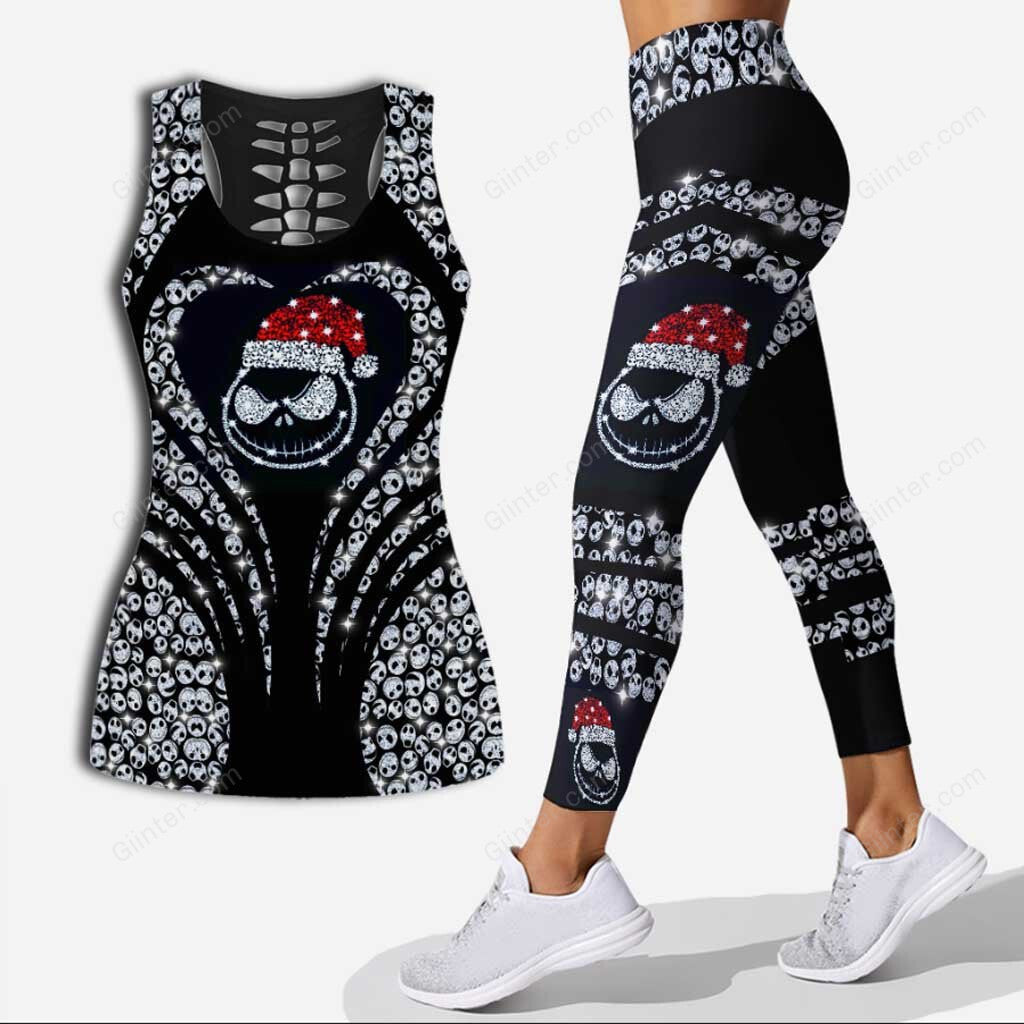 Christmas Jack Skellington Women Tank Top & Legging GINNBC81387
