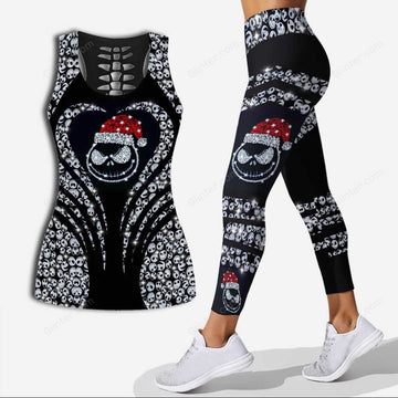 Christmas Jack Skellington Women Tank Top & Legging GINNBC81387
