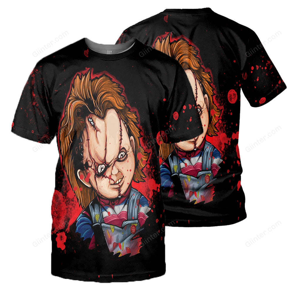 Chucky 3D All Over Printed Shirts For Men and Women 03