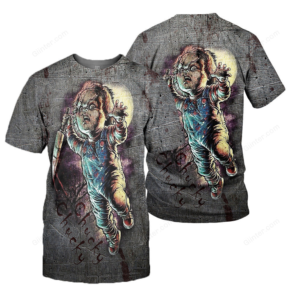 Chucky 3D All Over Printed Shirts For Men and Women 04