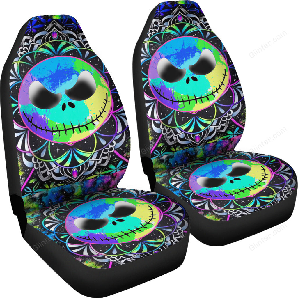 Color Jack Skellington Car Seat Cover 75