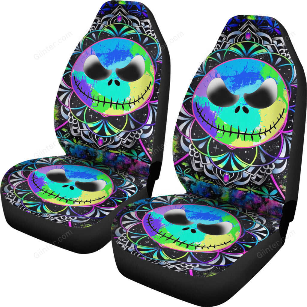 Color Jack Skellington Car Seat Cover 75