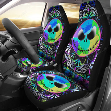 Color Jack Skellington Car Seat Cover 75