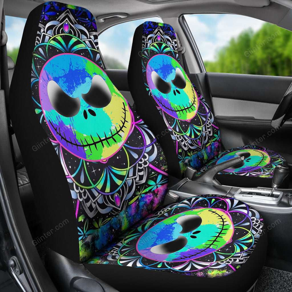 Color Jack Skellington Car Seat Cover 75