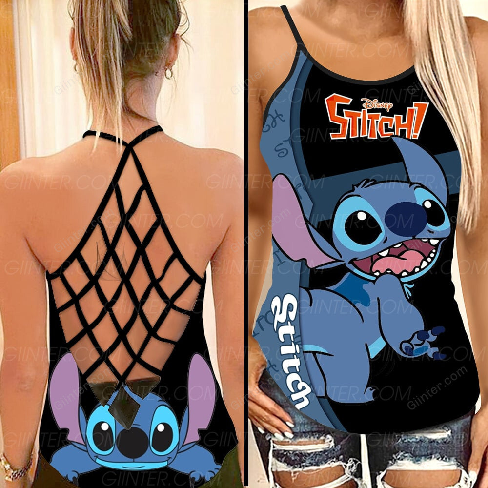 Cute Stitch 3D All Over Printed Shirts GINLIST59285
