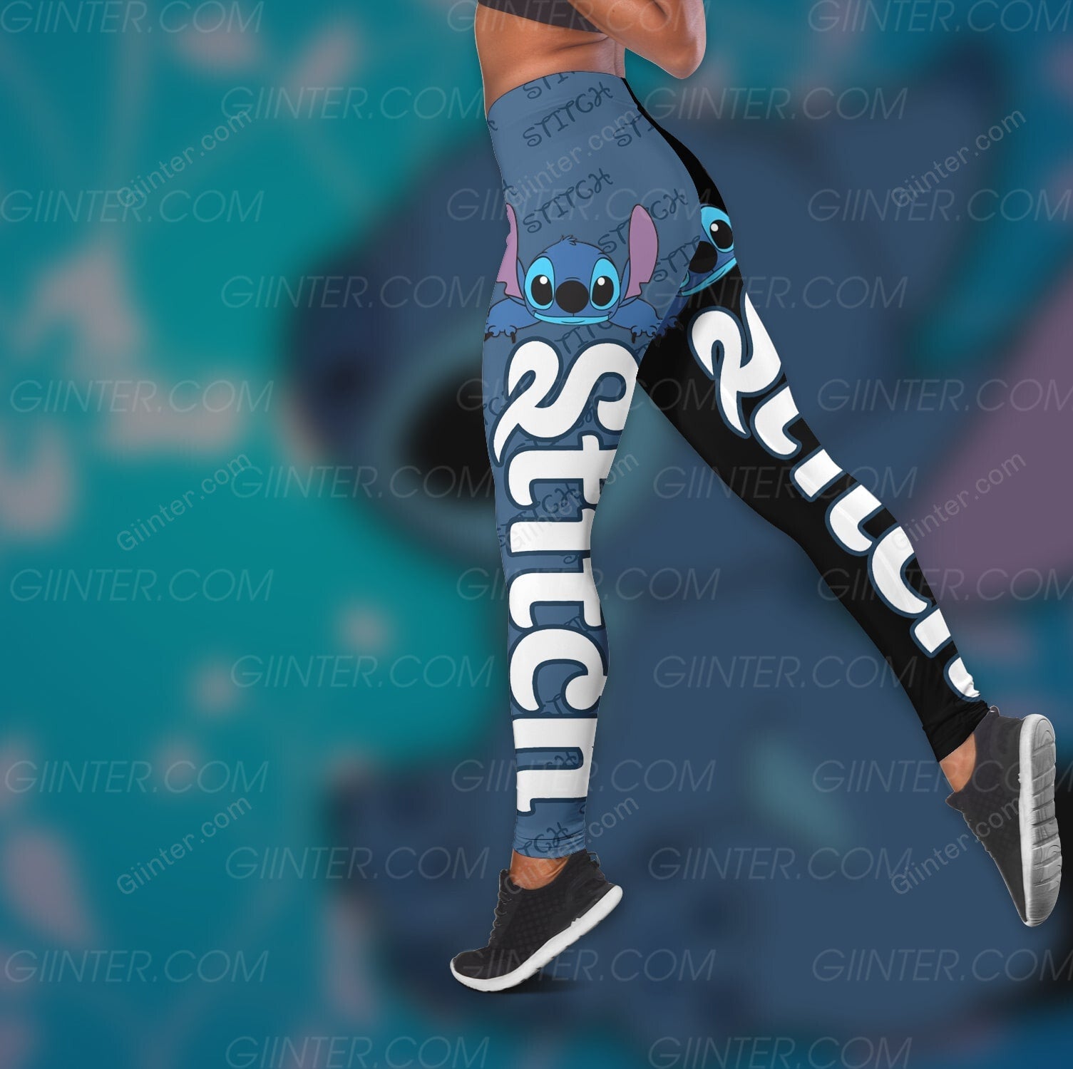 Cute Stitch Women Tank Top & Leggings GINLIST59285