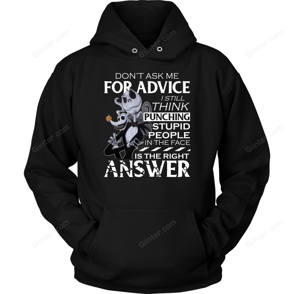 Don't Ask Me For Advice - Jack Skellington Shirt