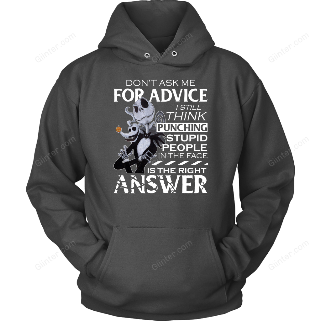 Don't Ask Me For Advice - Jack Skellington Shirt