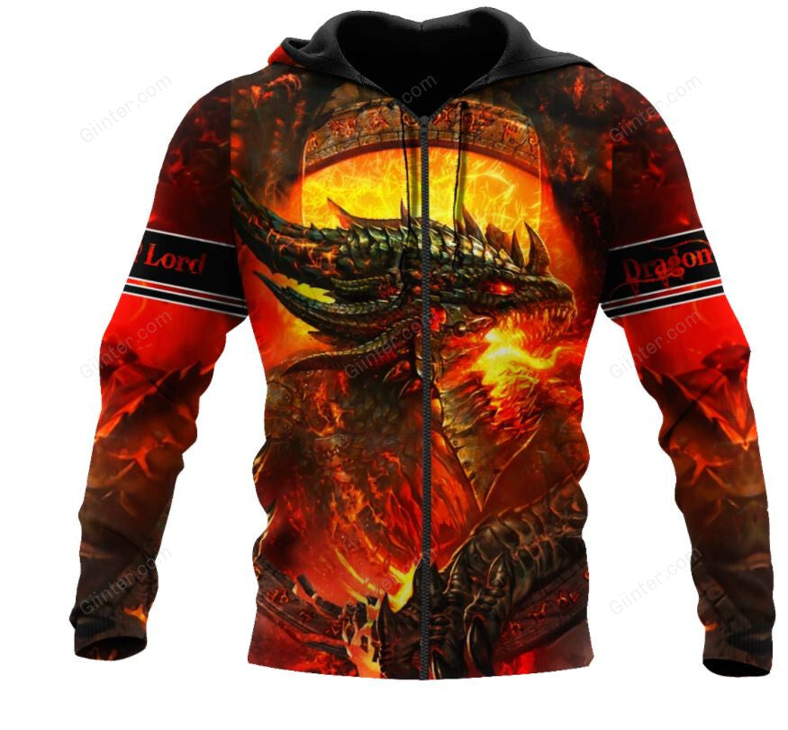 dragon zip hoodie