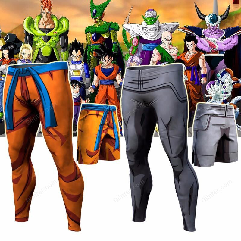 Dragon Ball Z Pants Tight Trousers Fitness