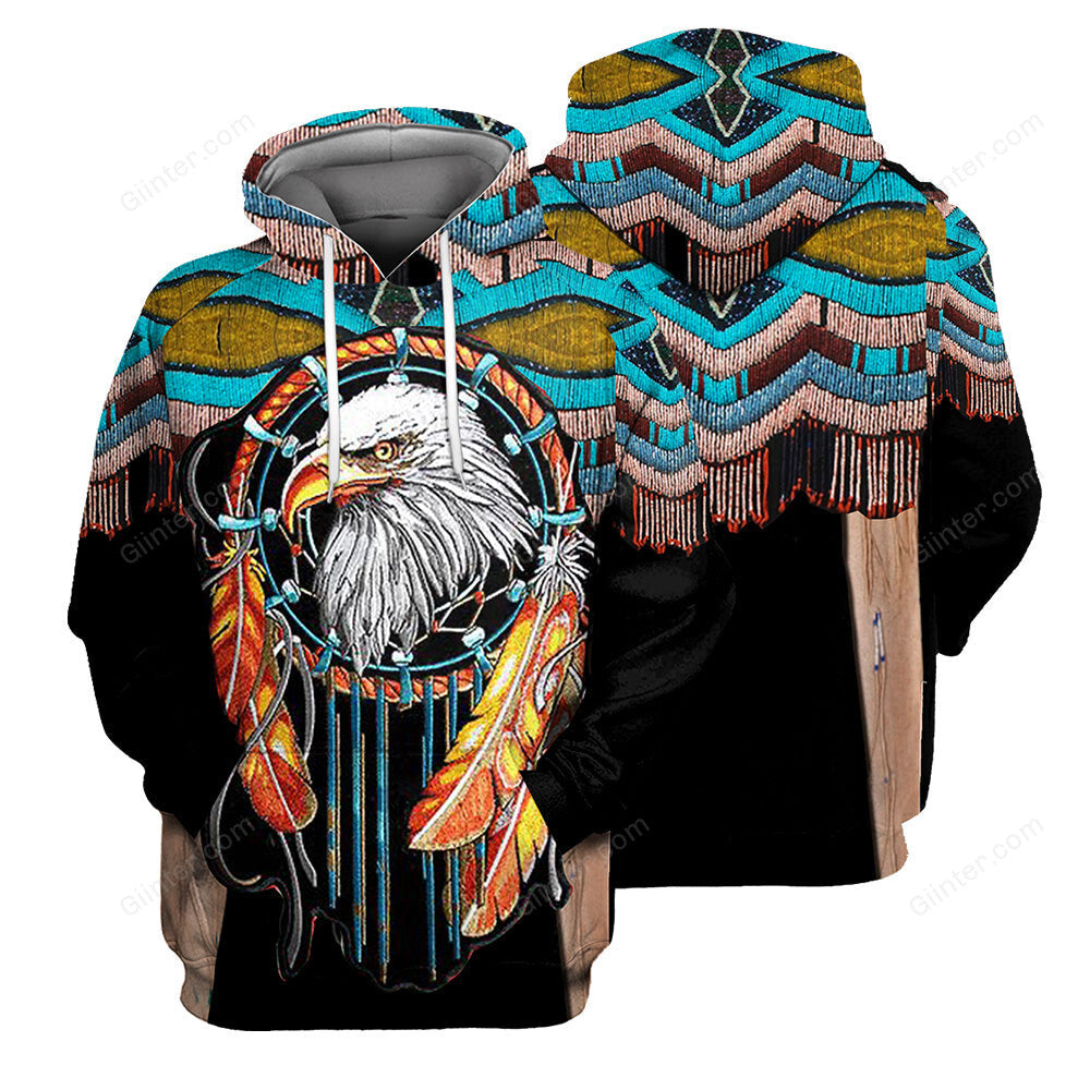 Dreamcatcher Eagle 3D All Over Printed Shirts For Men And Women 31