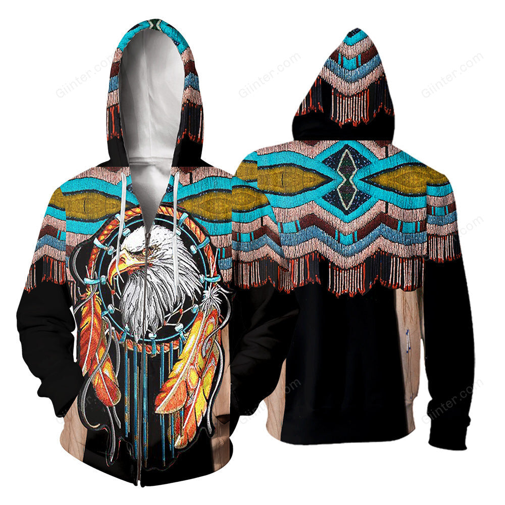 Dreamcatcher Eagle 3D All Over Printed Shirts For Men And Women 31