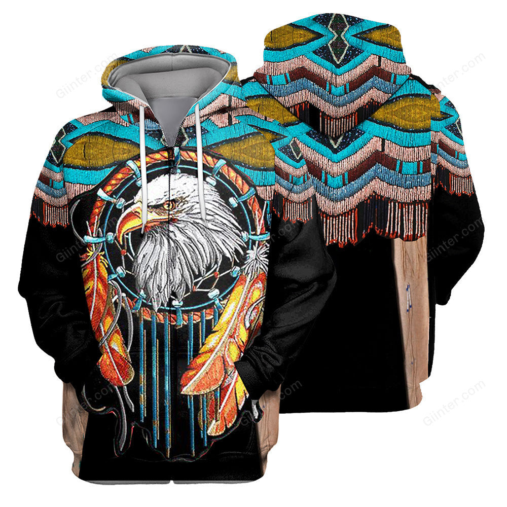 Dreamcatcher Eagle 3D All Over Printed Shirts For Men And Women 31