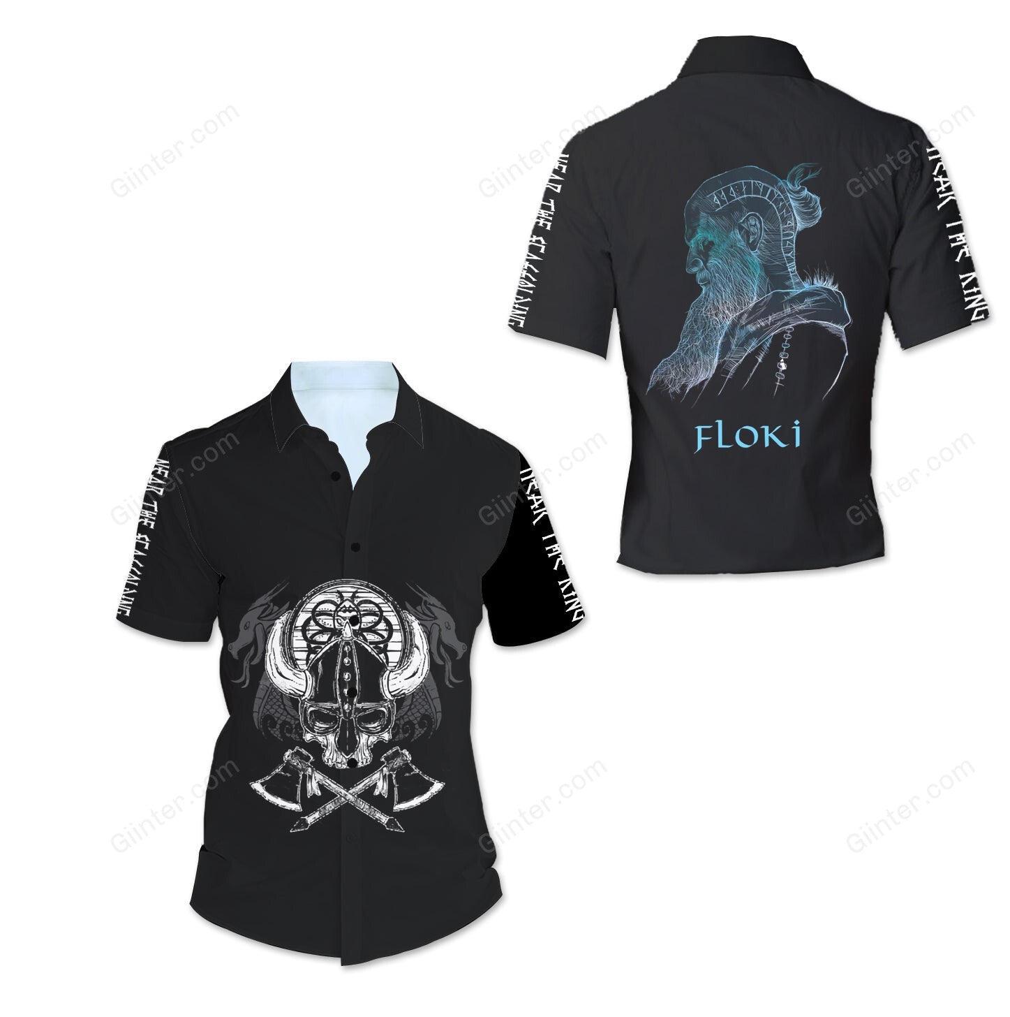 Floki 3D All Over Printed Shirts For Men And Women 79