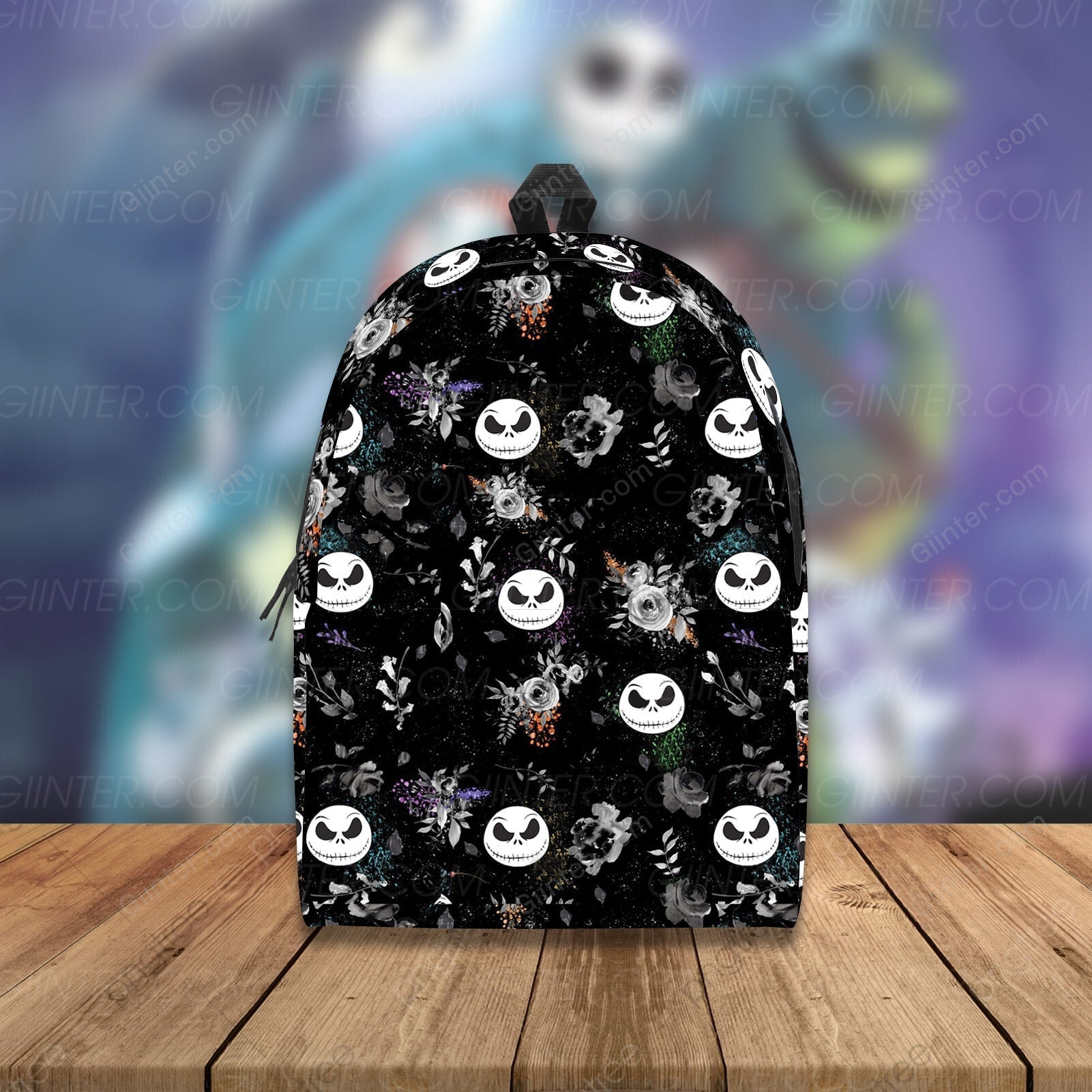 Flowers Jack Skellington Backpack GINNBC91627