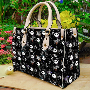 Flowers Jack Skellington Leather Bag GINNBC91627