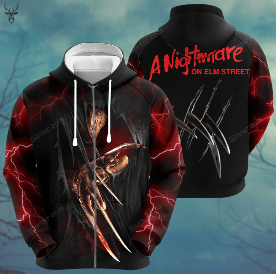 Freddy Krueger 3D All Over Printed Shirts GINHR39483