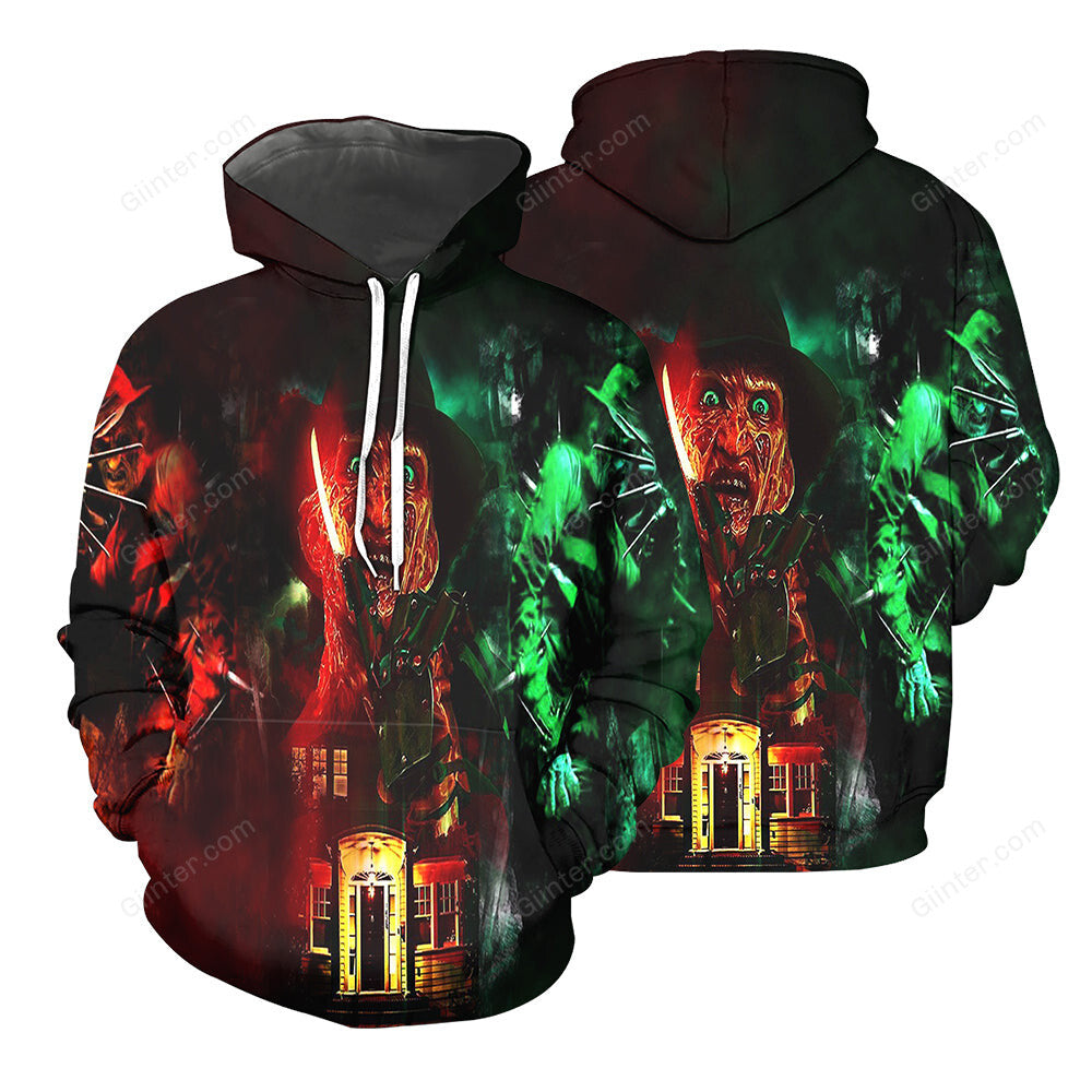 Freddy Krueger 3D All Over Printed Shirts For Men and Women 01