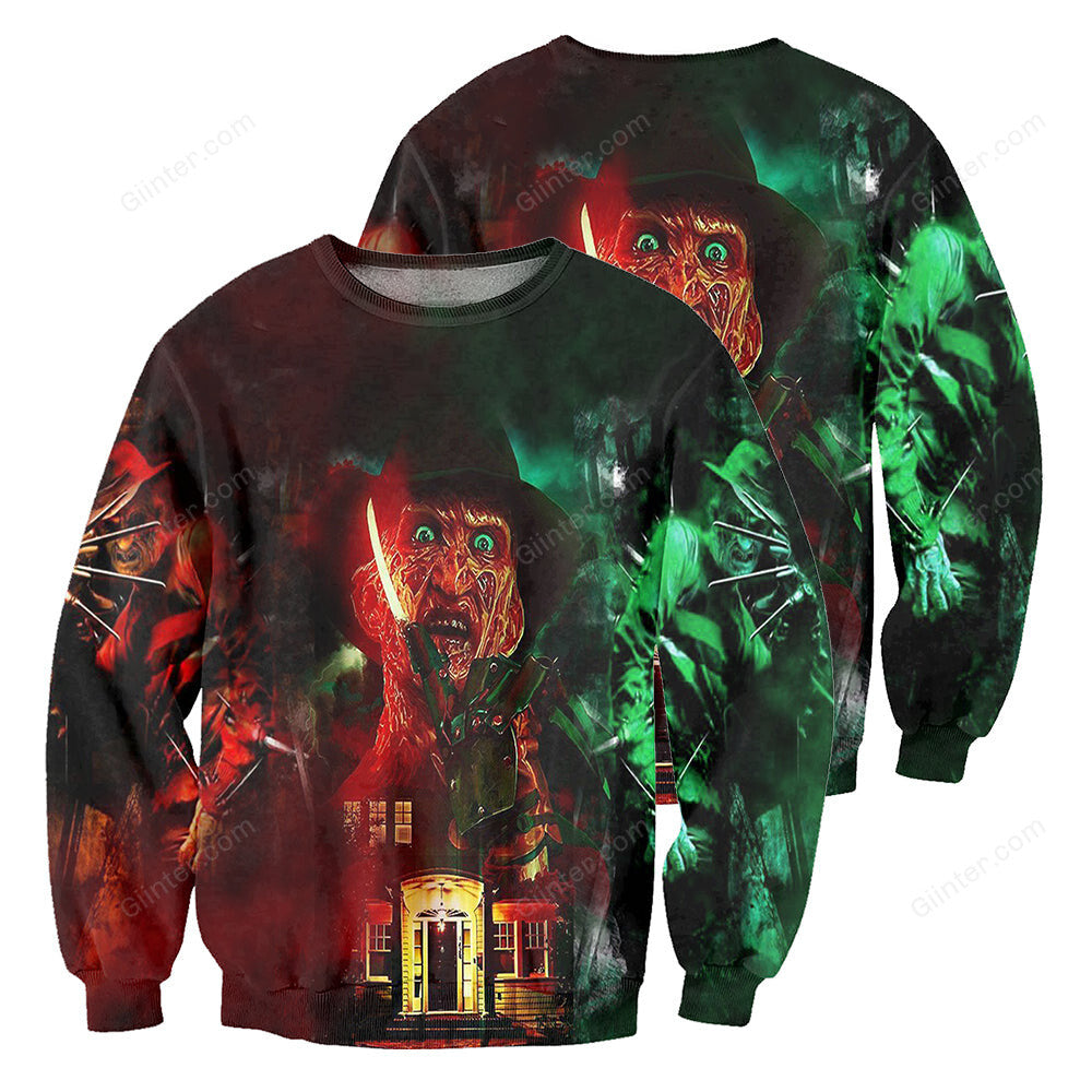 Freddy Krueger 3D All Over Printed Shirts For Men and Women 01