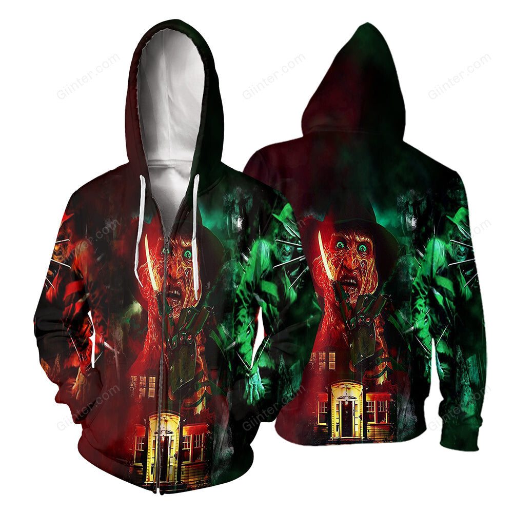 Freddy Krueger 3D All Over Printed Shirts For Men and Women 01