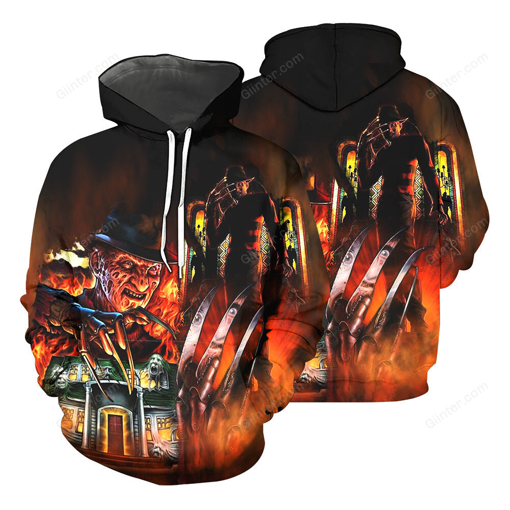 Freddy Krueger 3D All Over Printed Shirts For Men and Women 02