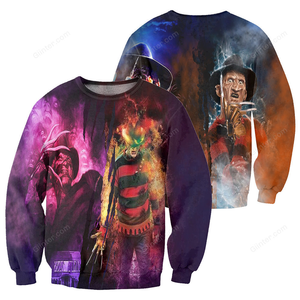 Freddy Krueger 3D All Over Printed Shirts For Men and Women 04