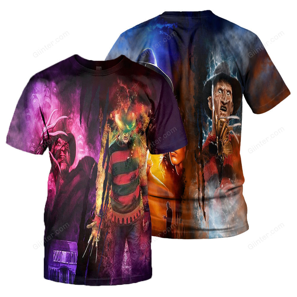 Freddy Krueger 3D All Over Printed Shirts For Men and Women 04