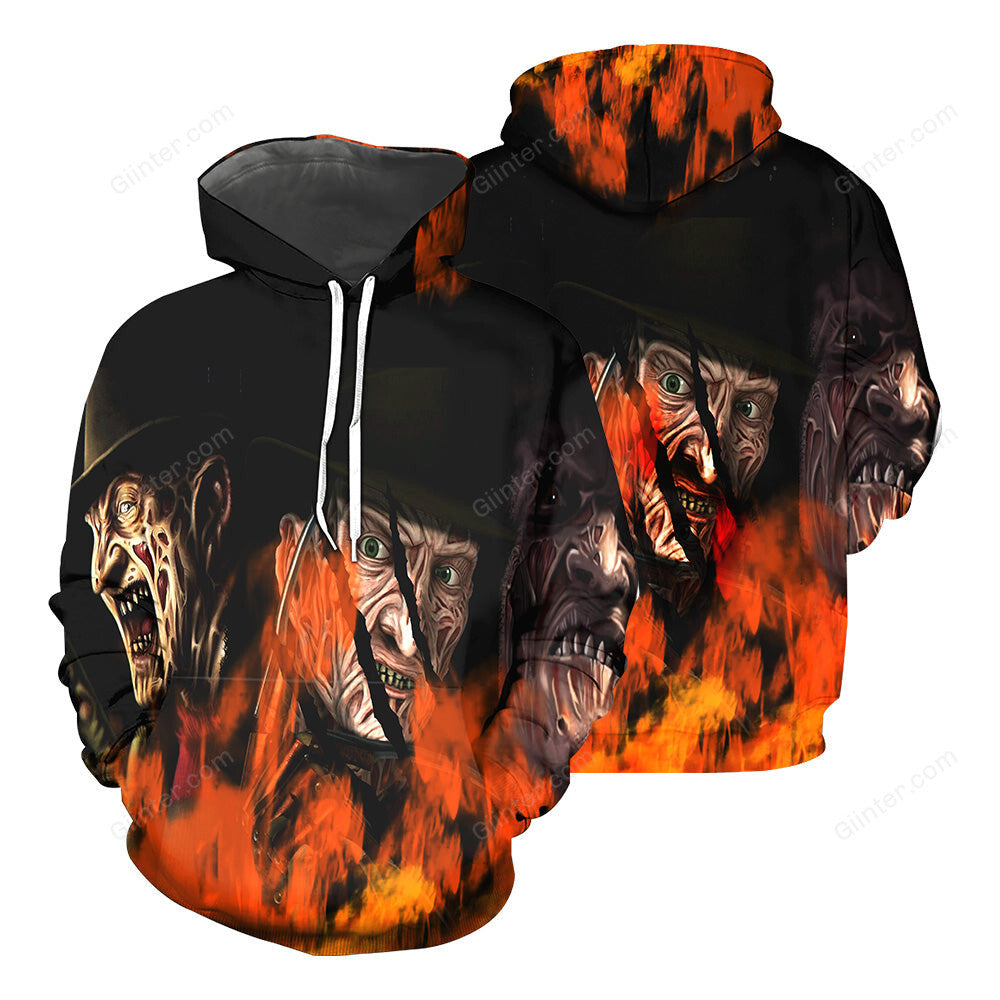 Freddy Krueger 3D All Over Printed Shirts For Men and Women 05