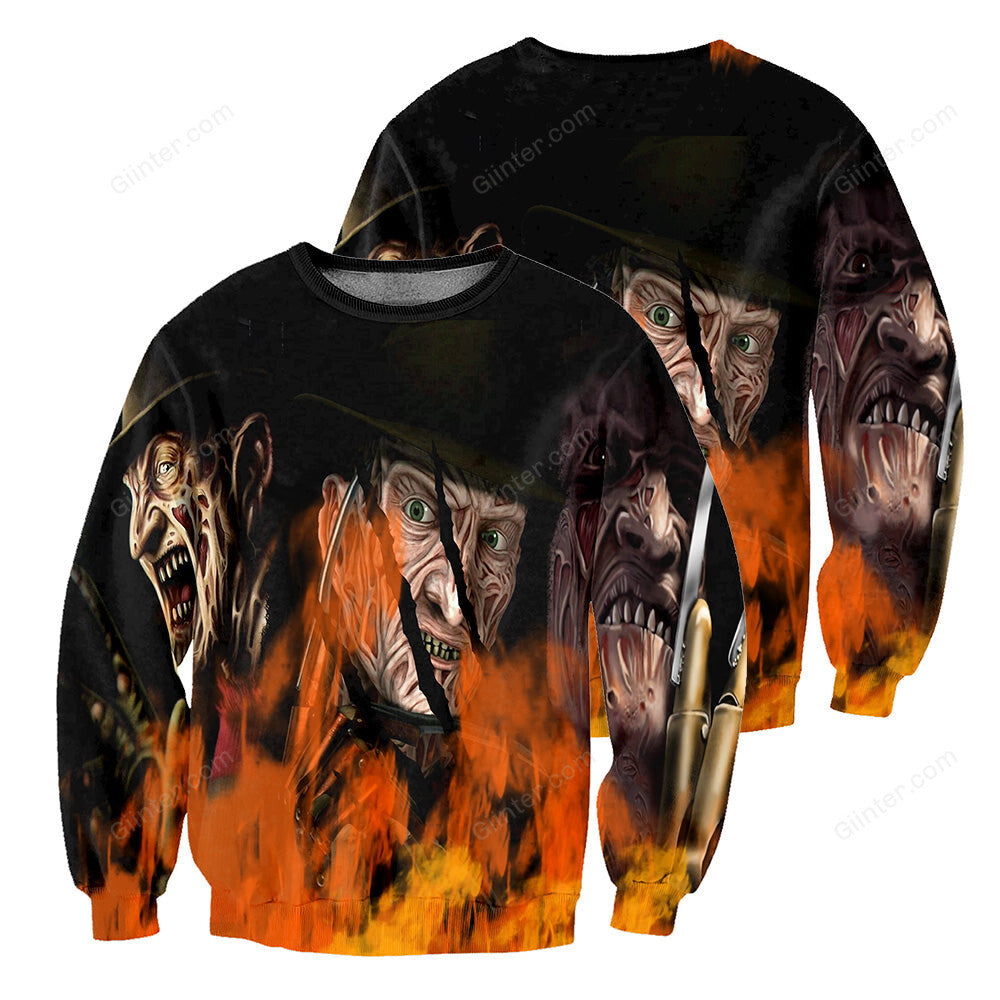 Freddy Krueger 3D All Over Printed Shirts For Men and Women 05