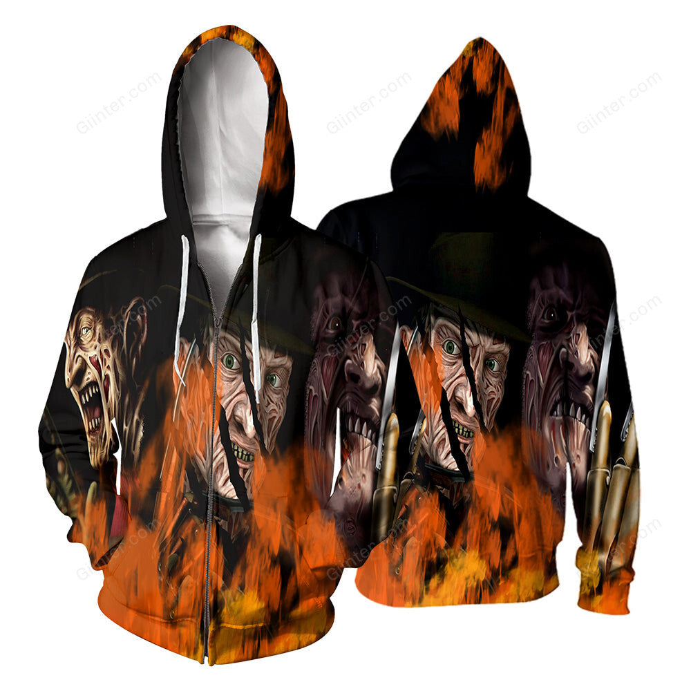 Freddy Krueger 3D All Over Printed Shirts For Men and Women 05