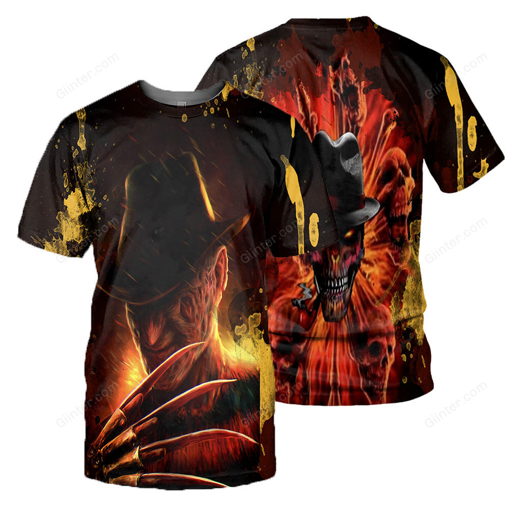 Freddy Krueger 3D All Over Printed Shirts For Men and Women 06