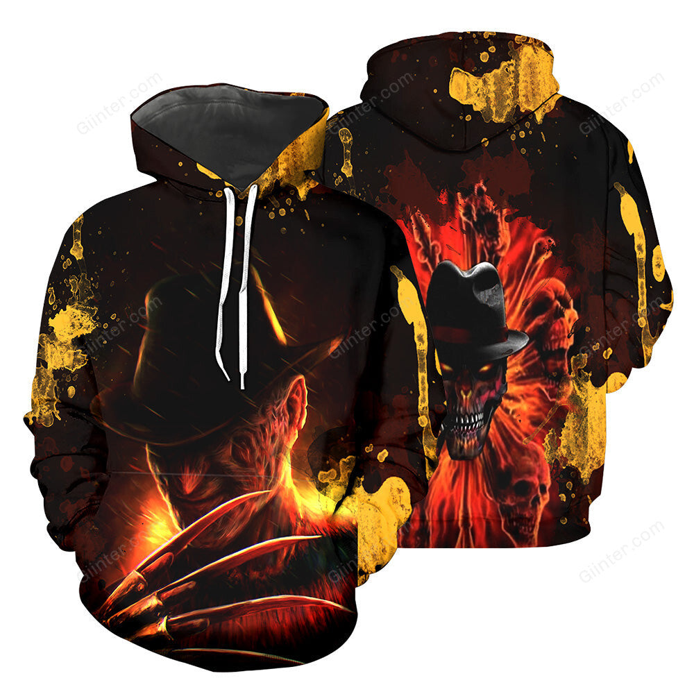 Freddy Krueger 3D All Over Printed Shirts For Men and Women 06