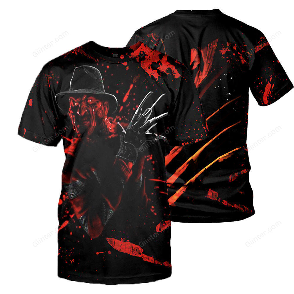 Freddy Krueger 3D All Over Printed Shirts For Men and Women 07