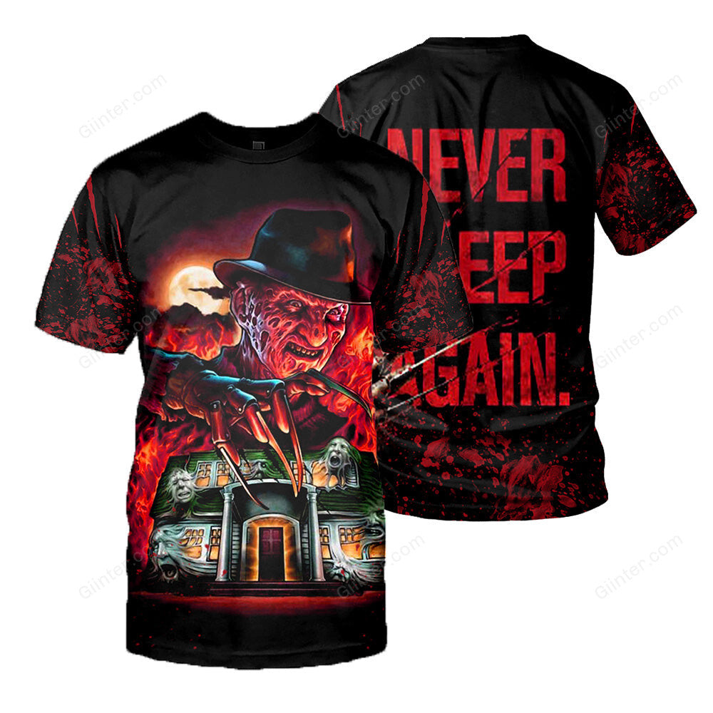 Freddy Krueger 3D All Over Printed Shirts For Men and Women 185